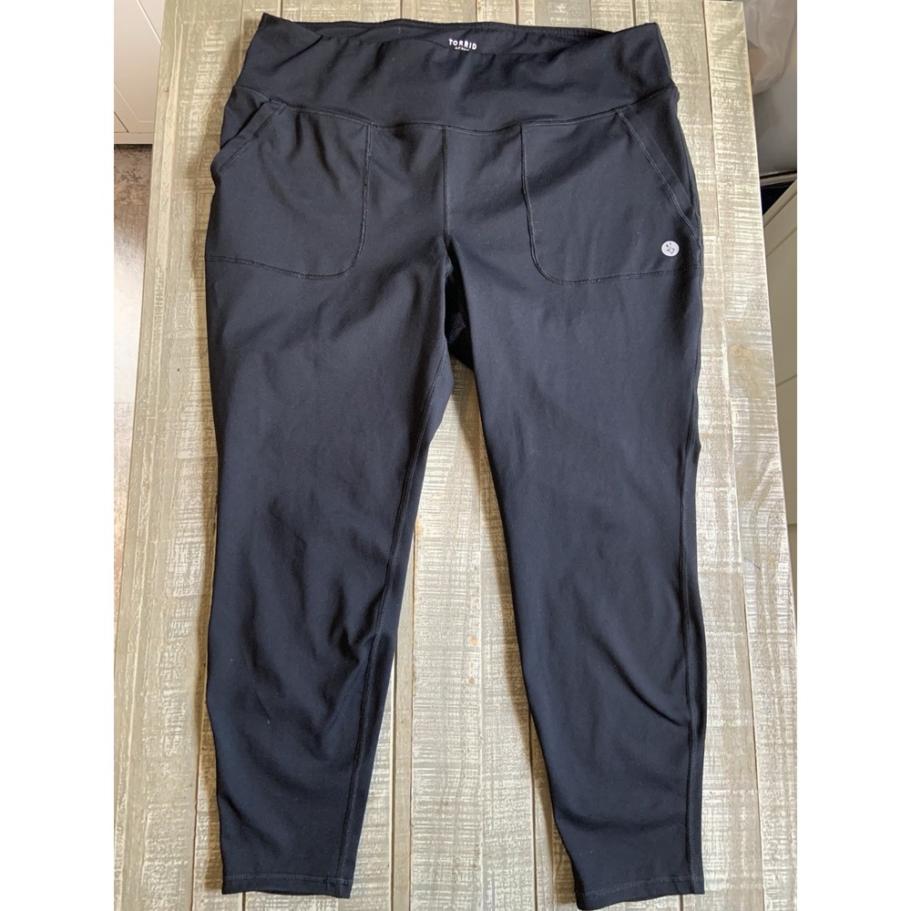 Torrid Active Pants Legging Women's Size 3 Black Stretch Leggings Workout